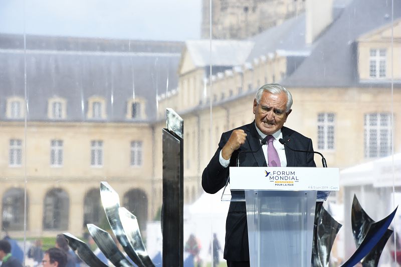 Jean Pierre Raffarin et Leaders for peace 