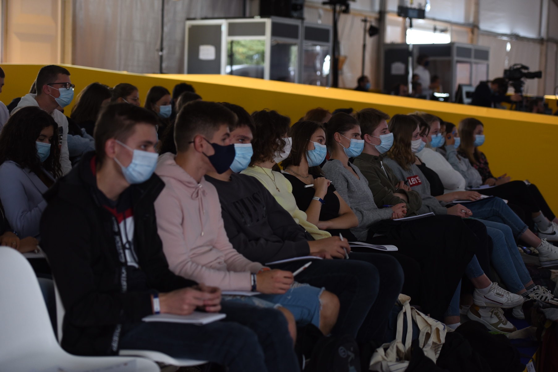 Les jeunes étaient nombreux au Prix Liberté, beaucoup avaient pris part à différentes étapes de ce Prix.