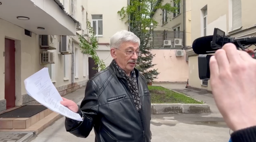 Oleg Orlov le 29 avril 2023 ©Memorial-france.org