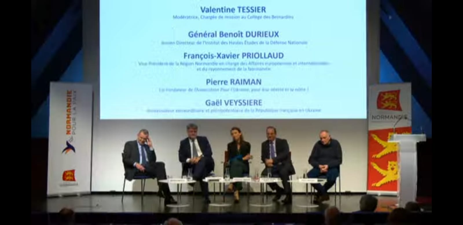 Conférence du 12 mars 2025 sur l'Ukraine au Collège des Bernardins