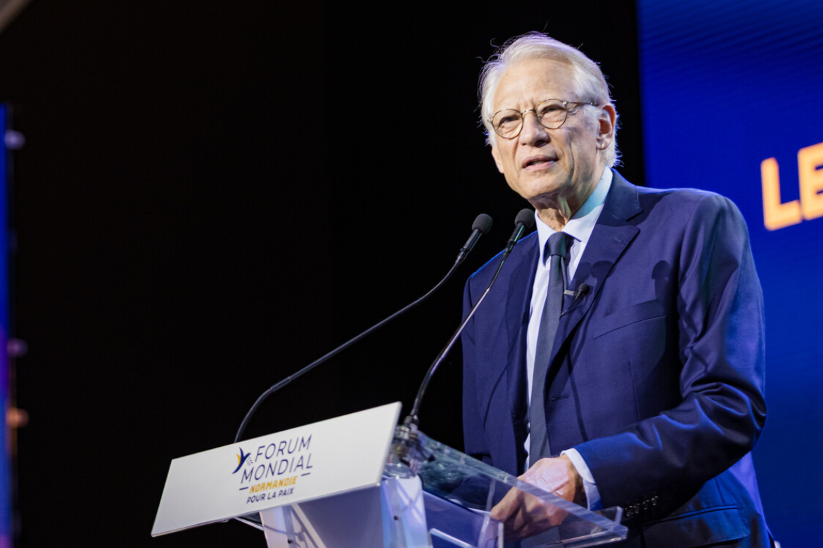Dominique de Villepin au Forum mondial Normandie pour la Paix 2026