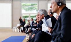 Président Hervé Morin et Sundeep Waslekar