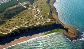 Les plages du Débarquement vues du ciel