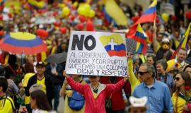 The peace process in Colombia