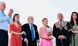 Greta Thunberg in Caen for the Freedom Prize Award Ceremony 