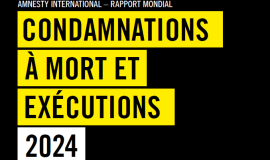 Rapport mondial d'Amnesty International sur les condamnations à mort et exécutions en 2024