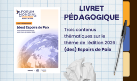 Livret pédagogique Forum mondial Normandie pour la Paix 2026