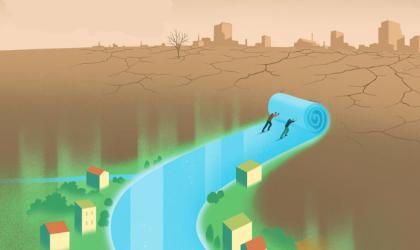 Visuel du rapport mondial des Nations Unies sur la mise en valeur des ressources en eau 2024