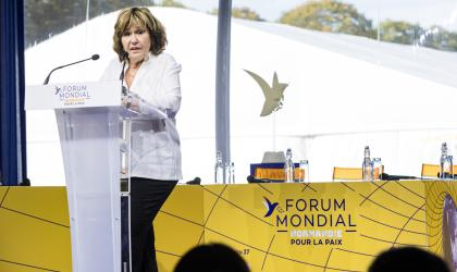 Nicole Gnesotto lors de la conférence "Reprendre la maîtrise du monde"