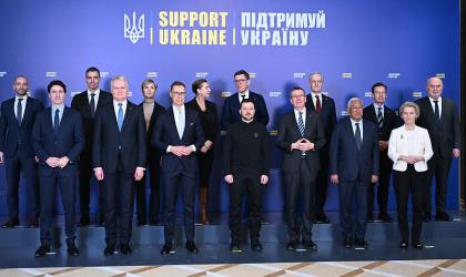 Kiev, 24 février 2025, sommet marquant le troisième anniversaire de la guerre d’agression menée par la Russie contre l’Ukraine ©La Moncloa Flickr