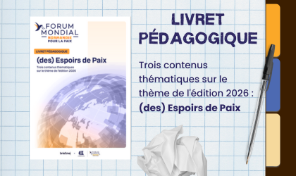 Livret pédagogique Forum mondial Normandie pour la Paix 2026