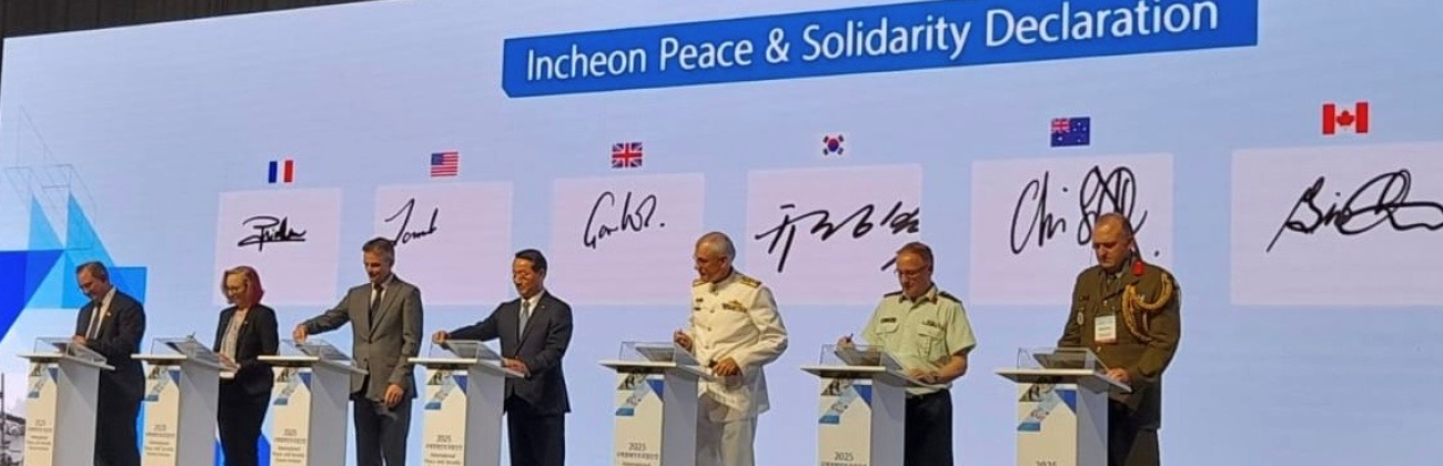 Signature officielle de la Déclaration d’Incheon sur la Paix et la solidarité 