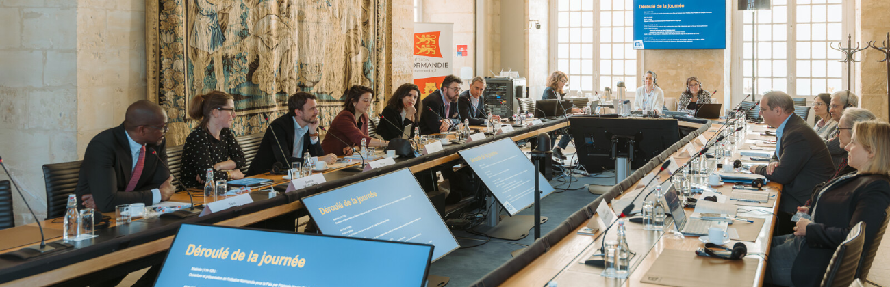 Masterclass Collège des Hautes études de l'Académie Diplomatique (CHEAD) - crédit Pierre Galliot / Région Normandie
